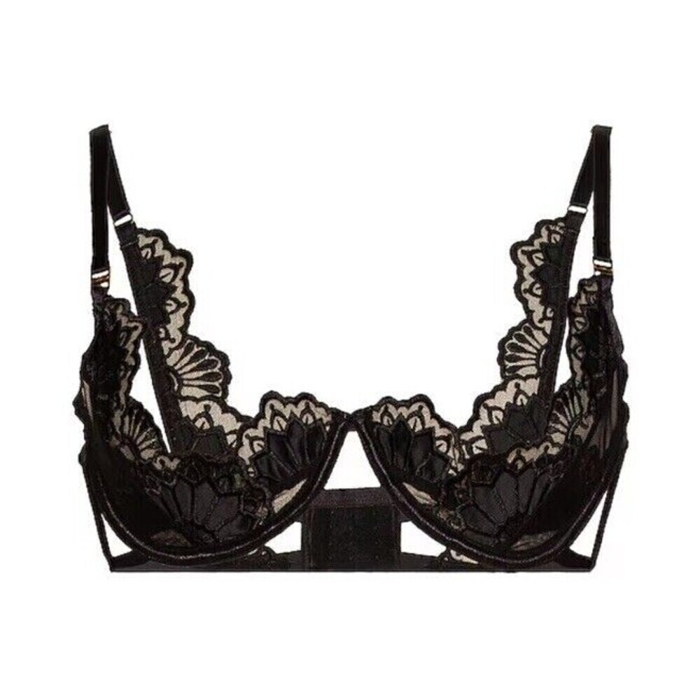 REVOLVE Bluebella Ina Open Bra Black 32D msrp $64 sold out in stores Last one